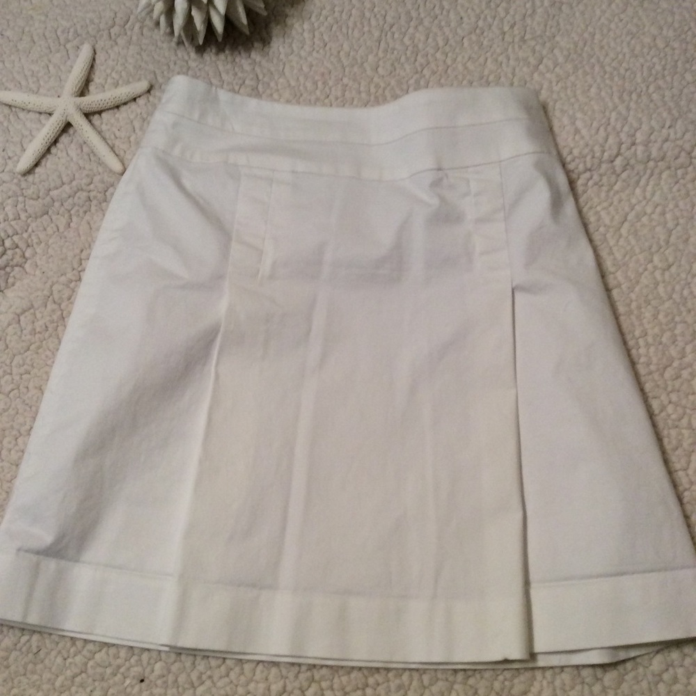 Banana Republic White Stretch Skirt Size 0